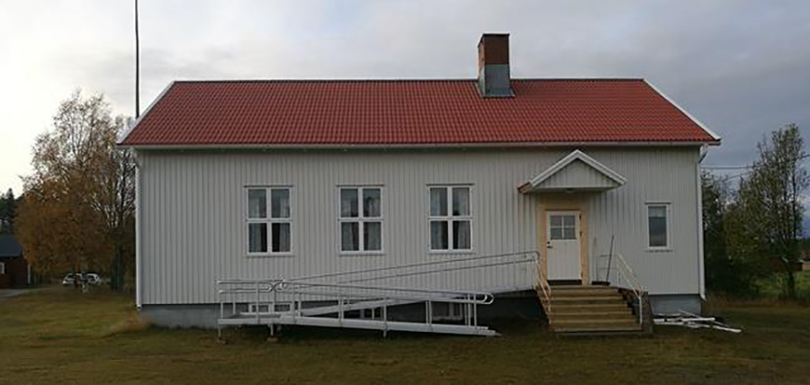 Exteriörbild byagården i Nedre Bäck