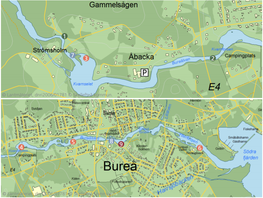 Bild visar karta över Strömsholm