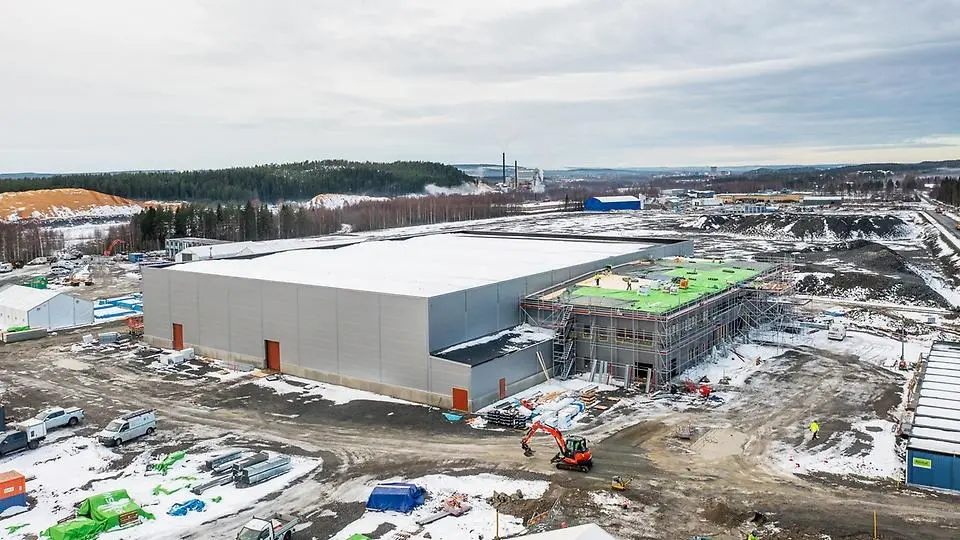 Fabriken ligger på Site East i Skellefteå.