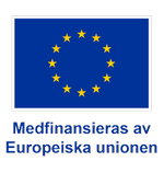 Illustration med EUs flagga