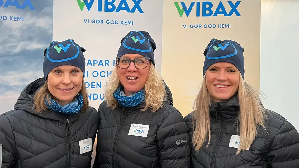 Sofia Stark, Annica Pettersson, Matilda Nilsson från Wibax.
