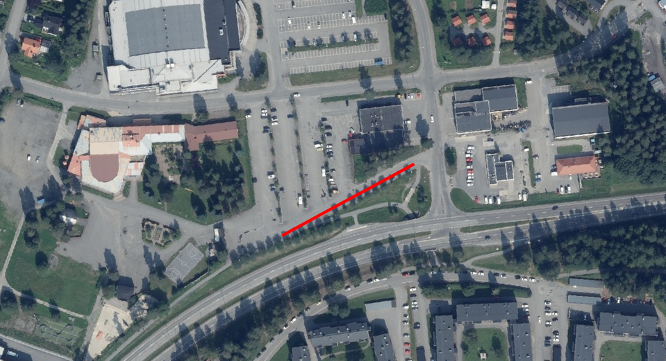 Bild som visar vars buss får parkera