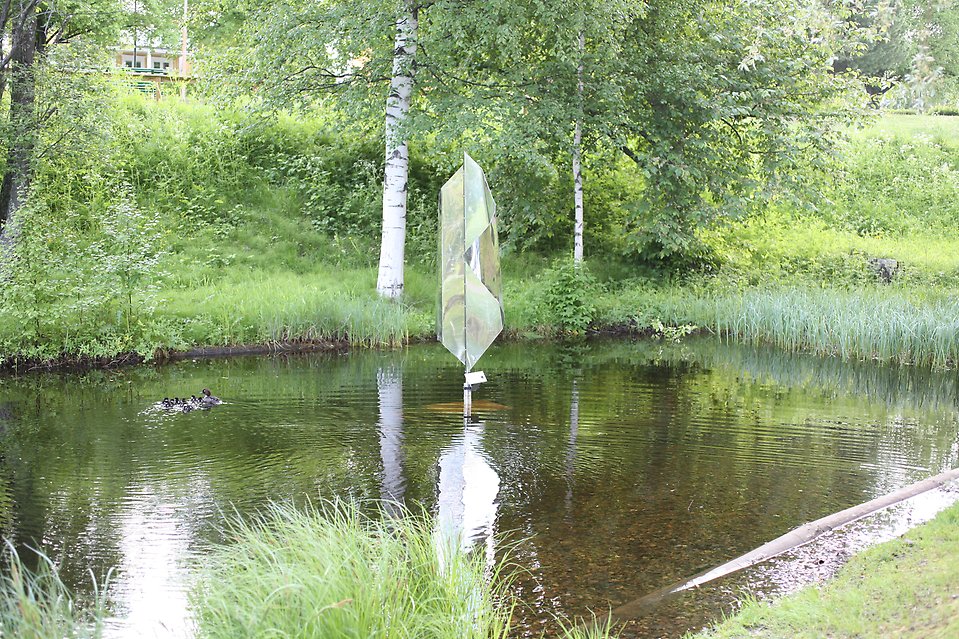 Facetter 1, skulptur på Nordanå