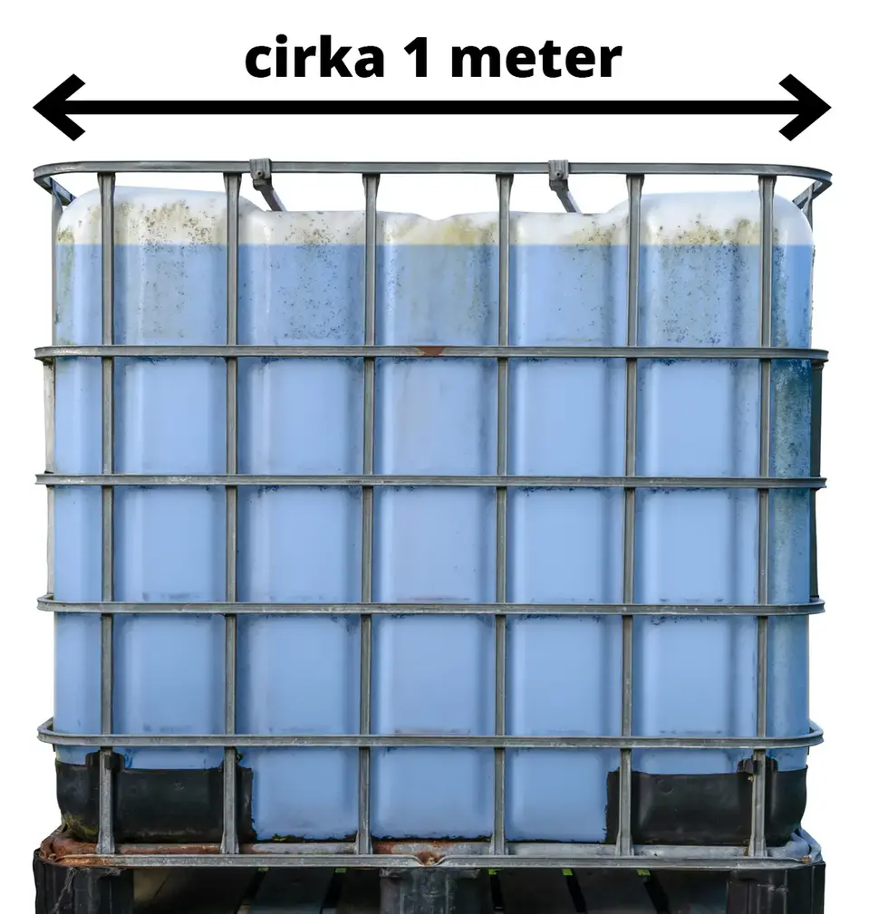 Bild på IBC-tank.
